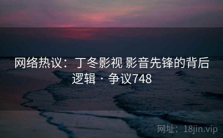 网络热议：丁冬影视 影音先锋的背后逻辑 · 争议748