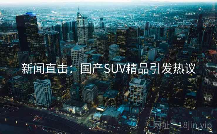 新闻直击：国产SUV精品引发热议
