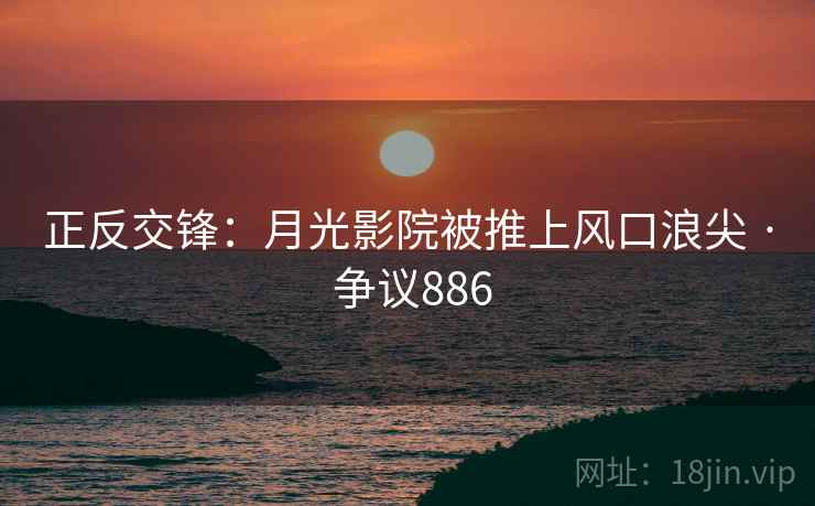 正反交锋：月光影院被推上风口浪尖 · 争议886
